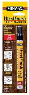 MINWAX Minwax 63487 Dark Walnut Wood Finish Stain Marker 0.33 Oz