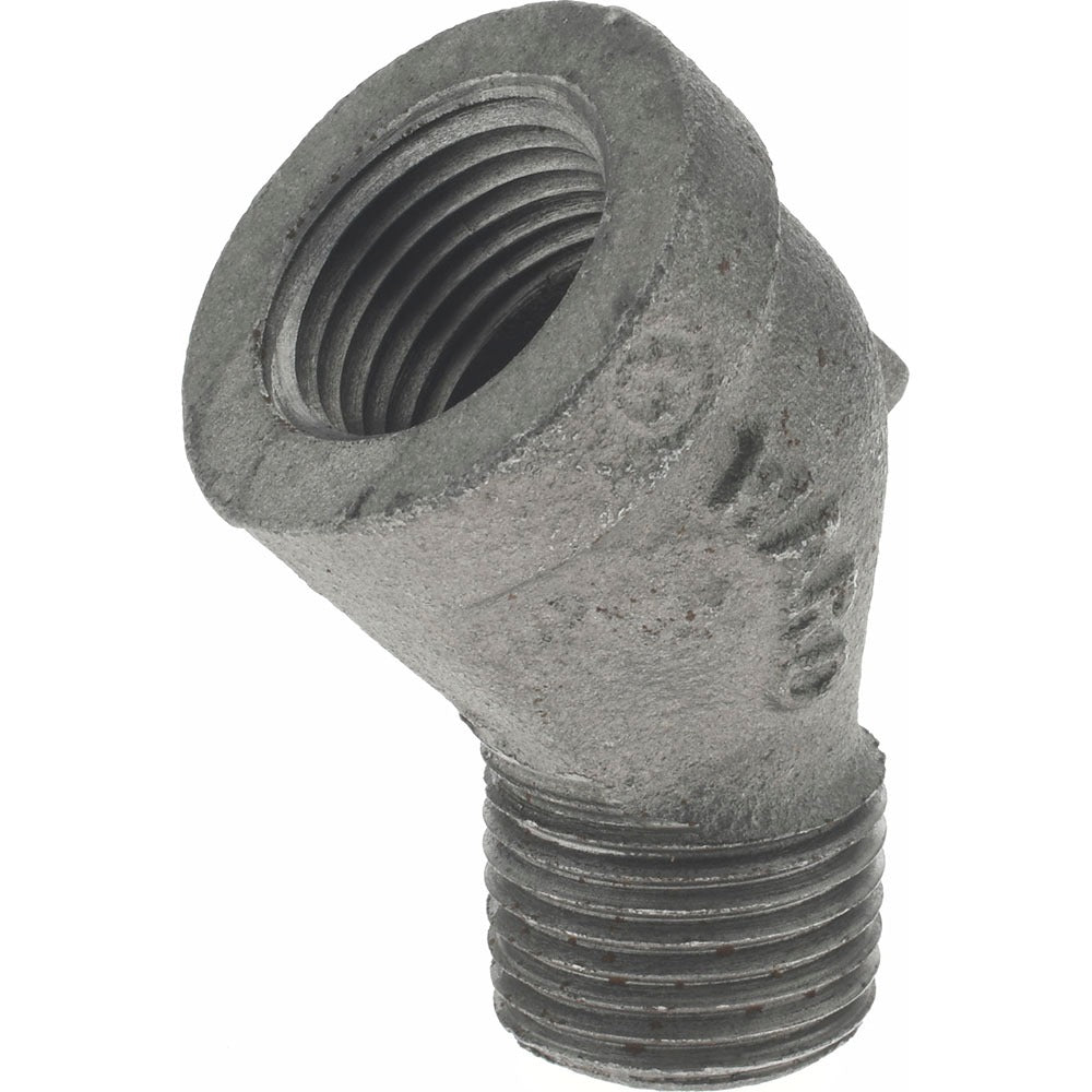 VALUE COLLECTION Value Collection B121 15 Black 45 Degree Street Elbow 1/2 in