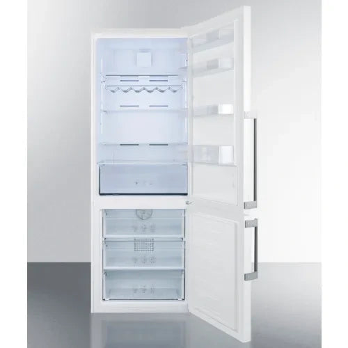 SUMMIT APPLIANCE SUMMIT APPLIANCE FFBF281W Bottom Refrigerator-Freezer Counter Depth Energy Star 27.25 inches