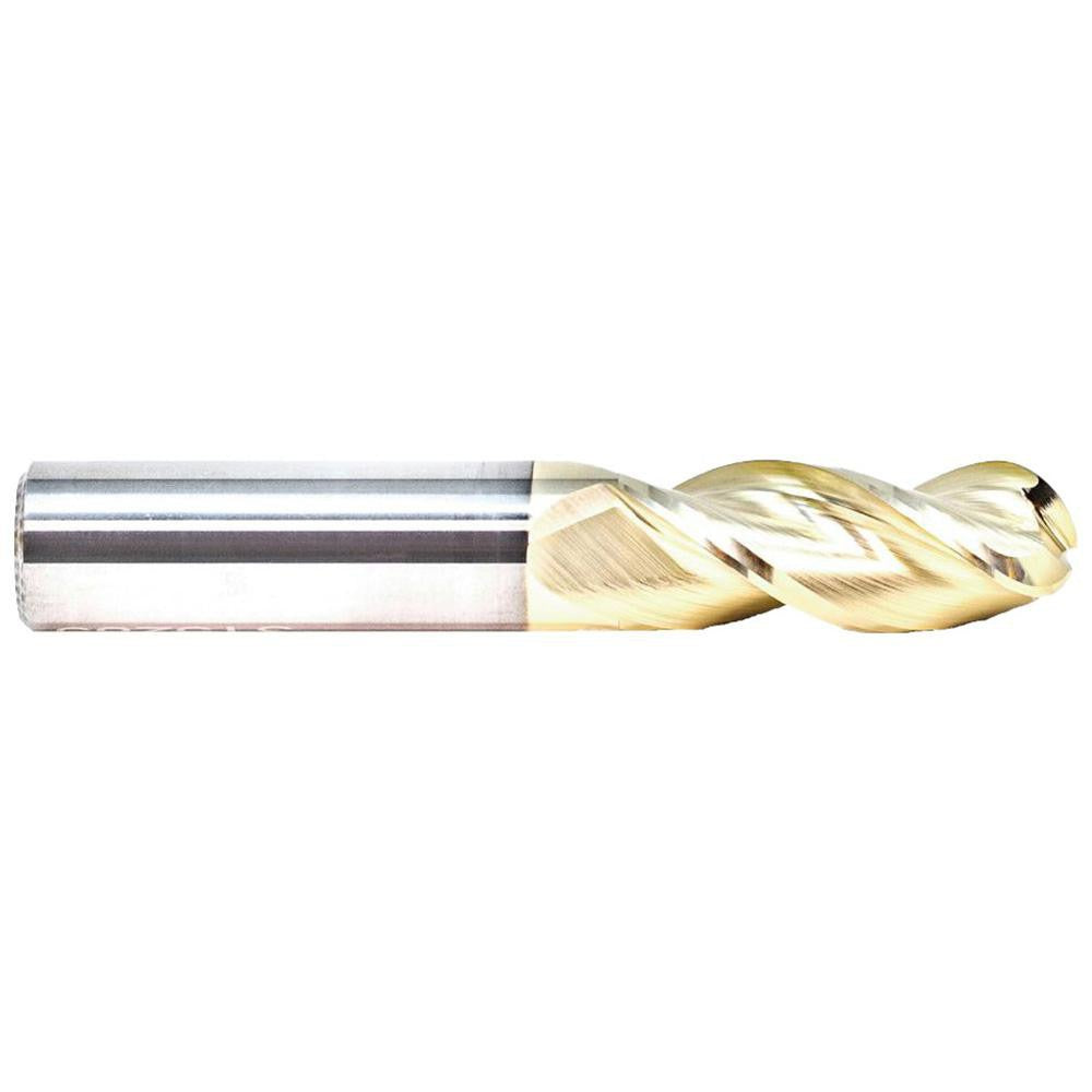 GWS Gws 315250 Ball End Mill 3/8 in 3 Flute Solid Carbide