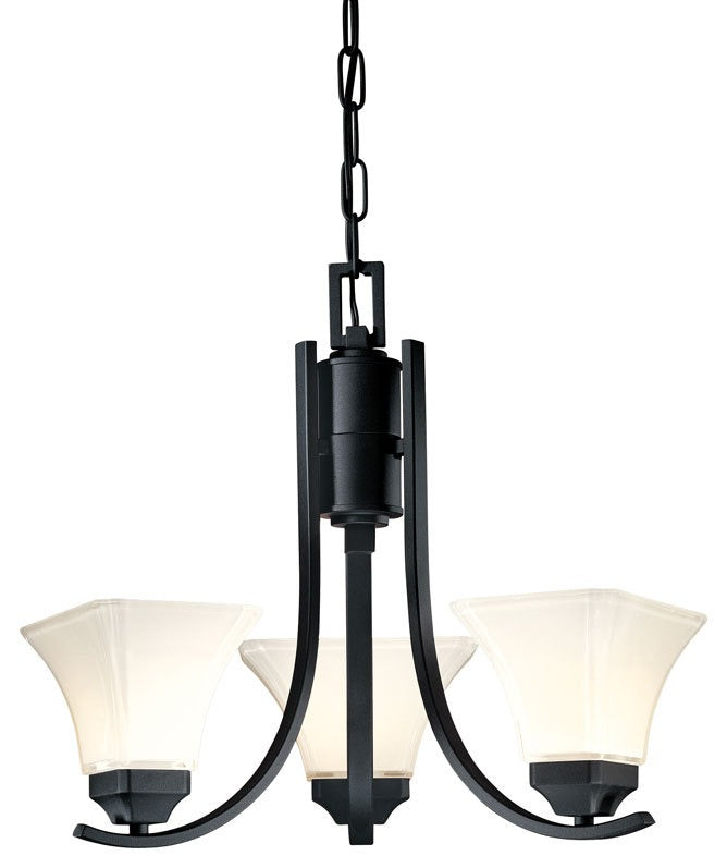 MINKA LAVERY Minka Lavery 1813-66 3-light Mini Chandelier Coal Finish