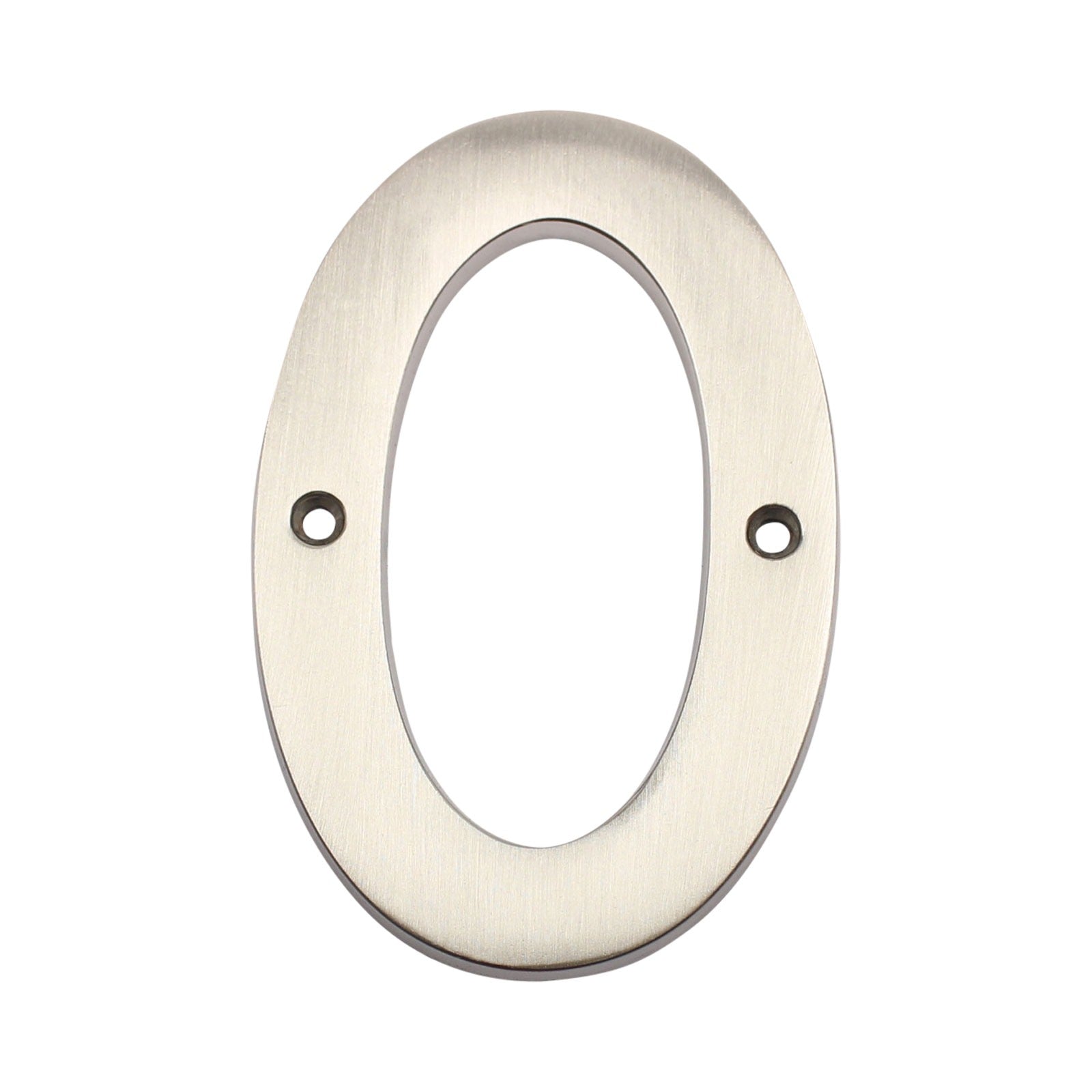 PAMEX Pamex DD074S0SN House Number 0 Satin Nickel 4 Inches