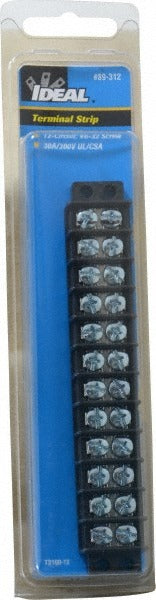 IDEAL INDUSTRIES Ideal 89-312 Multipole Terminal Block 300V 30A 12 Pole