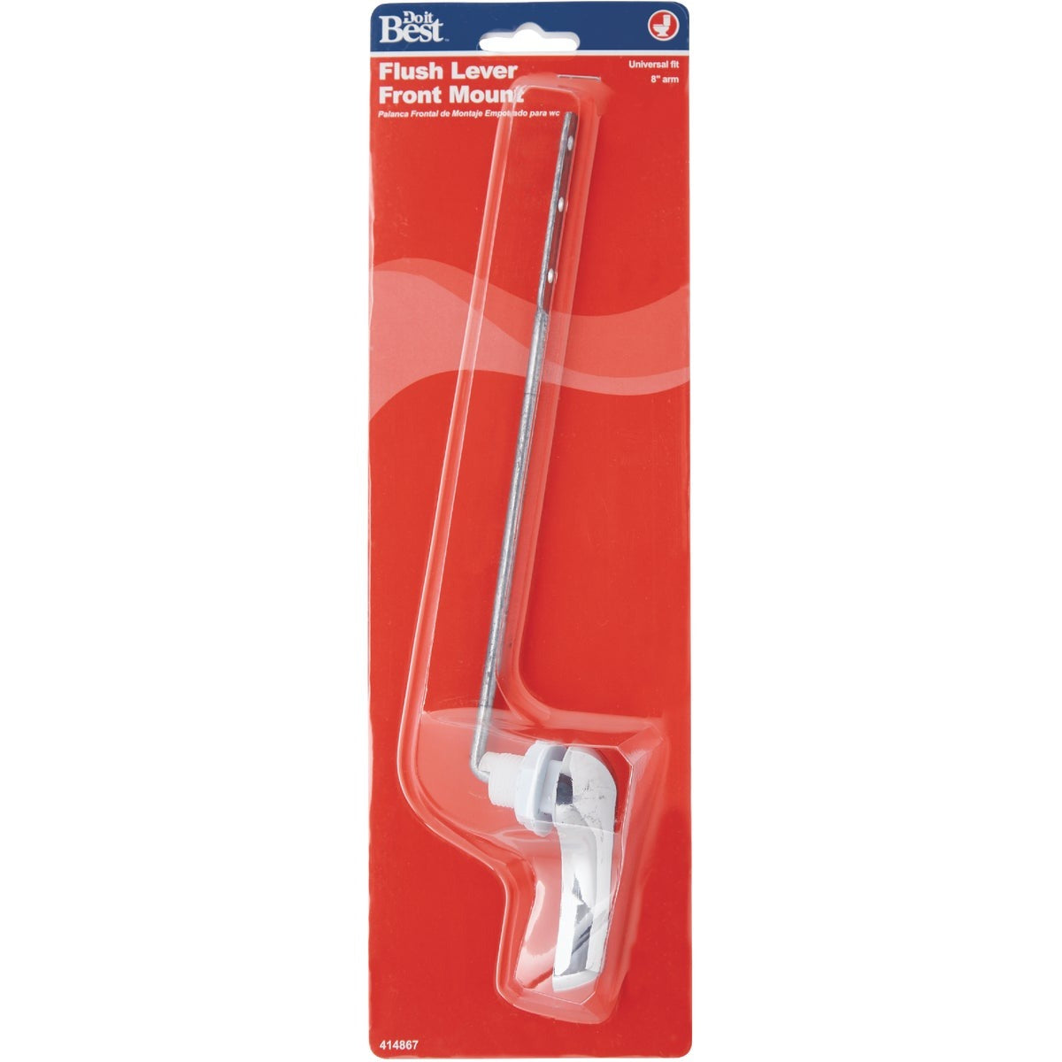 BSC PREFERRED Bsc Preferred DIB835-6 Chrome Metal Flush Lever