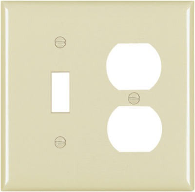 LEGRAND Pass Seymour TP18ICC12 2-gang Nylon Wall Plate Ivory 12-pack