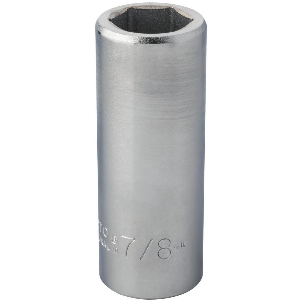PROTO Proto J5528HL Deep Hand Socket 7/8 Inch 6-point