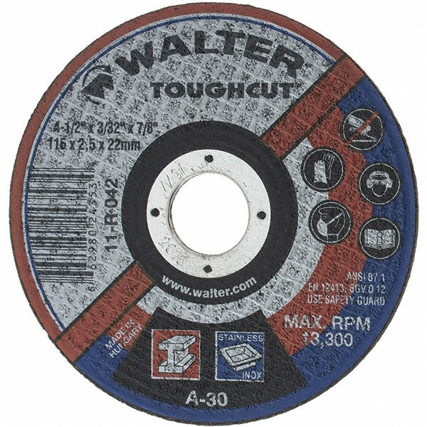 VALUE COLLECTION Value Collection W11R042 Cut-off Wheel 4-1/2 in 30 Grit