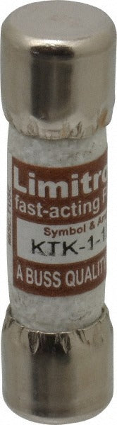 EATON Cooper Bussmann KTK-1-1/2 Fast-acting Cartridge Fuse 1.5A