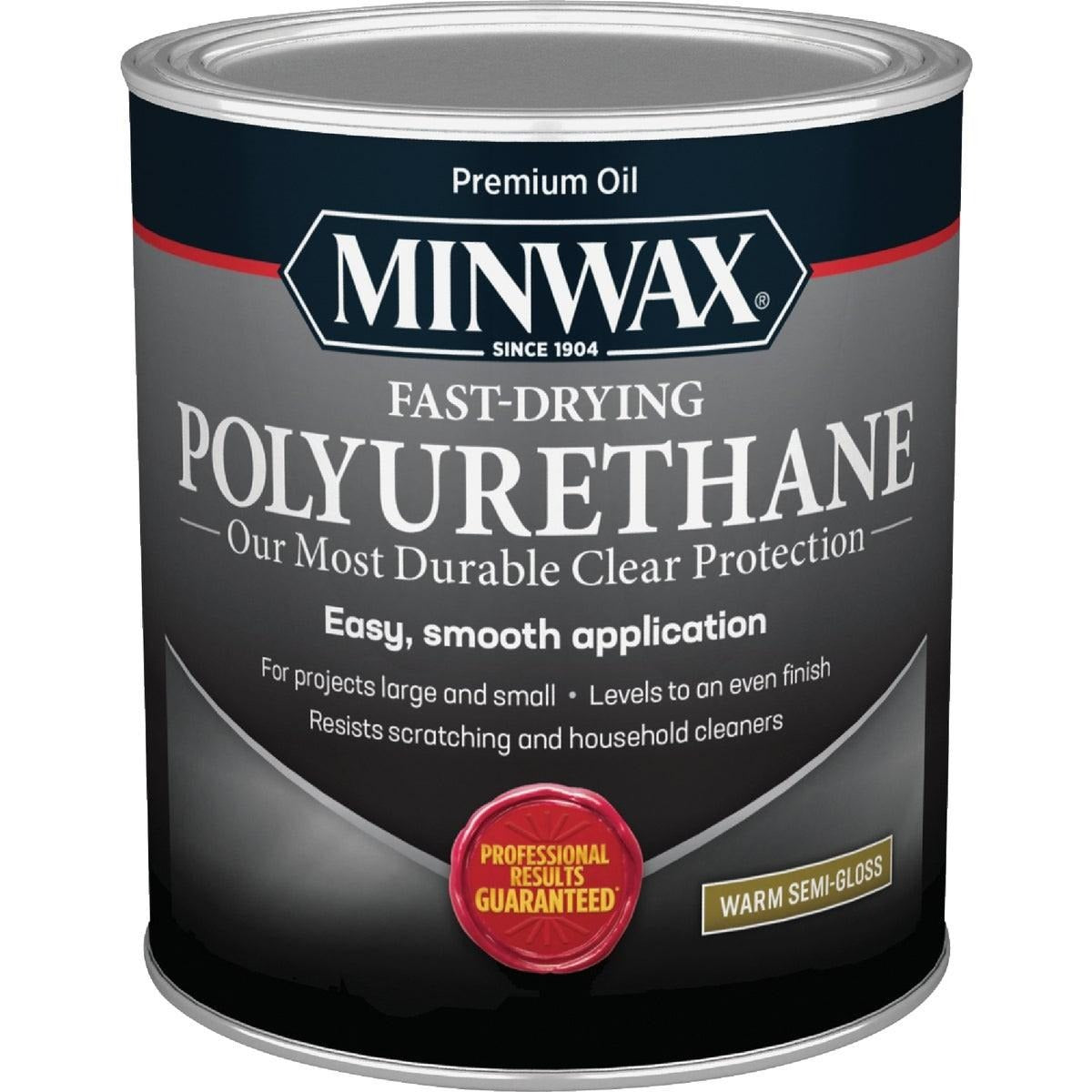 MINWAX MINWAX 63005444 Semi-Gloss Fast-Drying Interior Polyurethane 1 Quart
