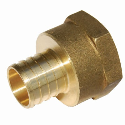 SHARKBITE Sharkbite/cash Acme UC094LFA Brass Pex Barb Adapter 1 in