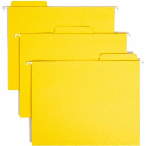 SMEAD Smead SMD64097 Hanging File Folder Letter 1/3-cut Yellow 20pk