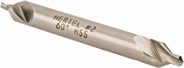 HERTEL Hertel S-74148297 Combo Drill Countersink Size 2 Hss