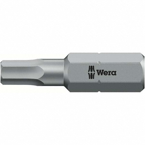 WERA Wera 05135071001 Hex Insert Bit 1/4 in Drive 5/64 in Hex