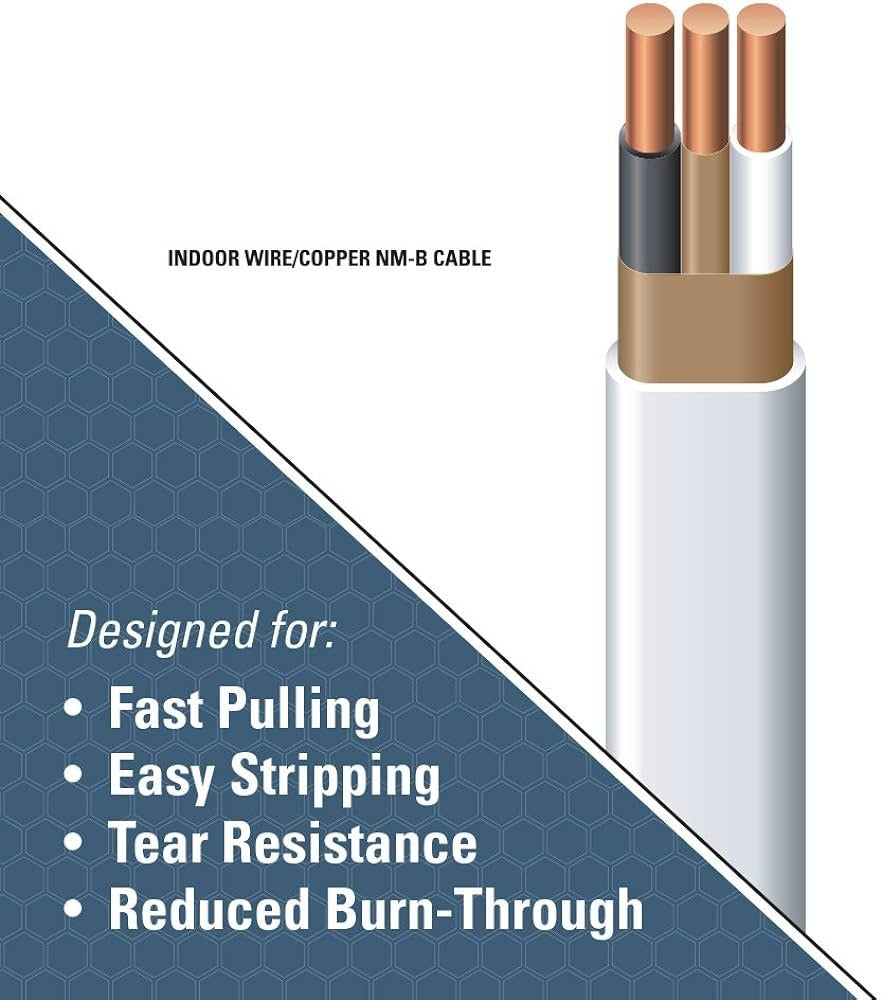 ROMEX ROMEX ROMEX14/2-2W/GRD250C NM-B Cable 250 ft
