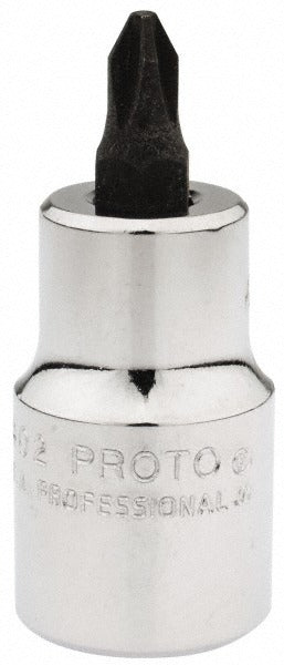 PROTO Proto J5402 Phillips Screwdriver Socket 1/2 in Drive