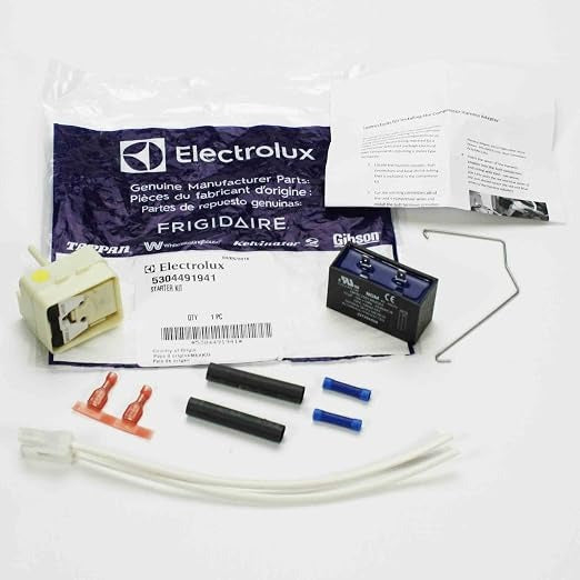 FRIGIDAIRE Frigidaire 5304491941 Refrigerator Compressor Start Relay Kit Electric (1 Pack) 216649316