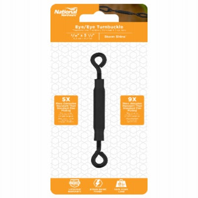 NATIONAL HARDWARE National Mfg N820-117 Eye Eye Turnbuckle 3/16x5-1/2 in