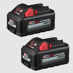 Milwaukee 48-11-1862 M18 REDLITHIUM HIGH OUTPUT XC6.0 Battery Pack (2 Pack)