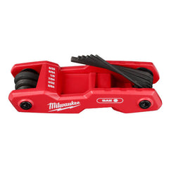 Milwaukee Tool 48-22-2181 9-Key Folding Hex Key Set - SAE