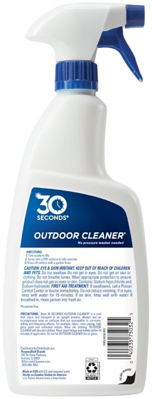 30 SECONDS 30 Seconds 1Q30SA Outdoor Cleaner 1 qt
