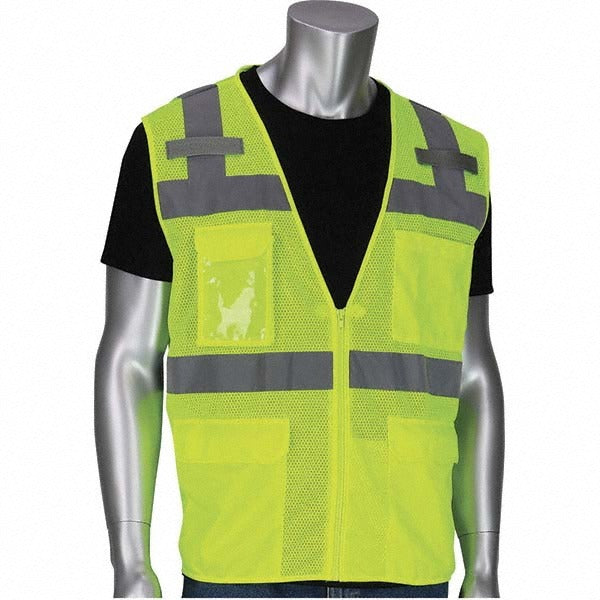 PIP Pip 302-0750-LY/S Ansi Class 2 Hi-vis Surveyor Vest Small