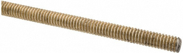 VALUE COLLECTION Value Collection 07073 Threaded Rod 1/4-20 3 Ft Alloy Steel B7