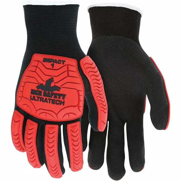 MCR SAFETY Mcr Safety UT1950L Work Gloves Large Foam Nitrile