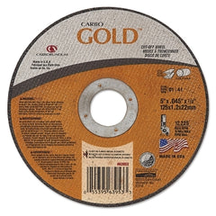 Carborundum 5539563953 Carbo GoldCut Reinforced Aluminum Oxide Abrasive 5 Inches 0.045 Inches Thick 7/8 Inches Arbor 60 Grit