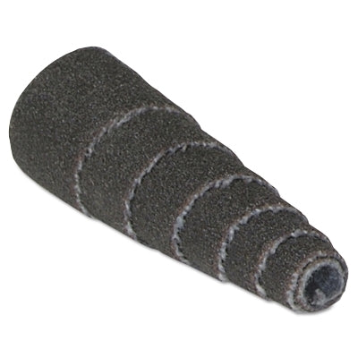 Carborundum 8834181744 Aluminum Oxide Spiral Rolls Full Tapers 1/2 x 1 1/2 x 1/8 60 Grit