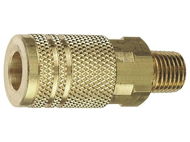 TRU-FLATE Tru-Flate 13-225 I/M-Style Coupler 1/4 in MNPT (Pack)