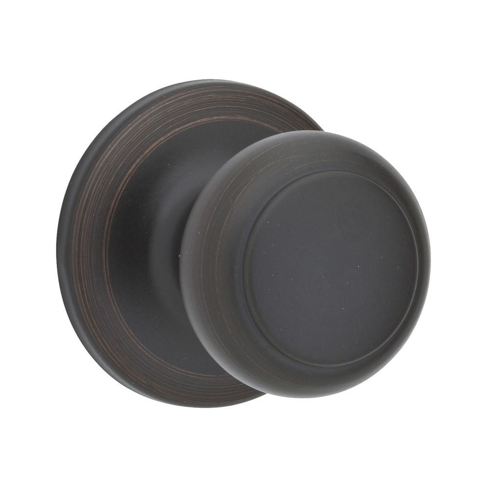 KWIKSET Kwikset 966CV-11P.UNIV Cove Knob Handleset Trim Venetian Bronze