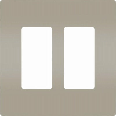 LEGRAND Pass Seymour RWP262NICC6 Screwless Wall Plate 2 Gang