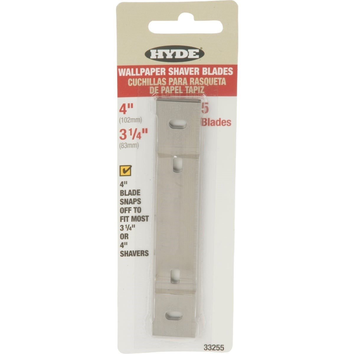 HYDE Hyde 33255 Replacement Universal Blade Pack