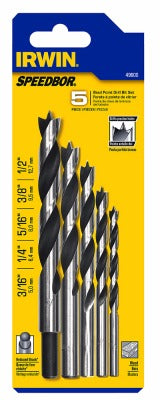 IRWIN Irwin 49600 Brad Point Drill Bit Set 5 Piece