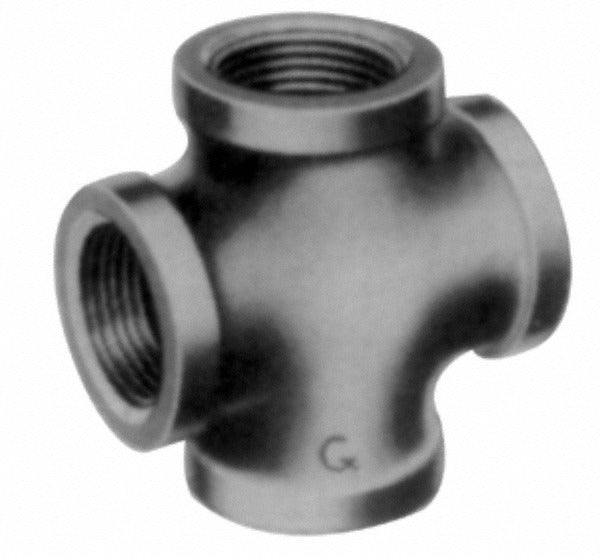 ASC ENGINEERED SOLUTIONS Anvil 0361129208 Black Cross Fitting 1/4 in Threaded Class 3000