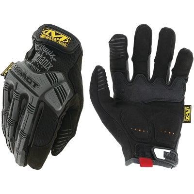 Mechanix Wear MPT-58-009 M-Pact Mechanics Glove Armortex/D3O/EVA Foam/Synthetic Leather/TPR/TrekDry Size 9 Black/Gray