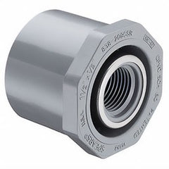 Spears 838-249CSR Reducing Bushing Stainless Steel Collar 2 x 1 Inch CPVC Spigot x SR FIPT