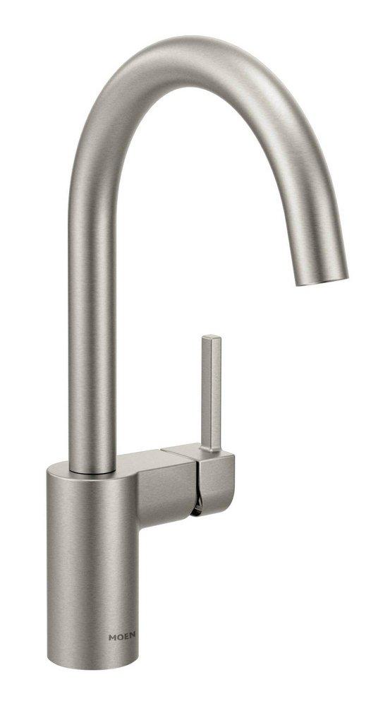 Moen 7365SRS Align Single Handle Kitchen Faucet in Spot Resist Stainless