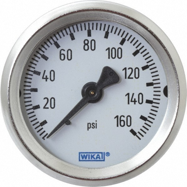 WIKA Wika 9795990 Pressure Gauge 2 in Dial U-clamp Panel Mount