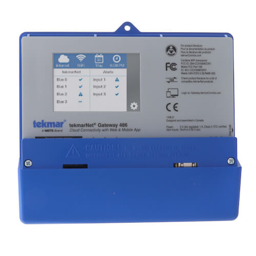 Tekmar 486 TekmarNet Gateway Cloud Connectivity 5V Replacement 485, 483