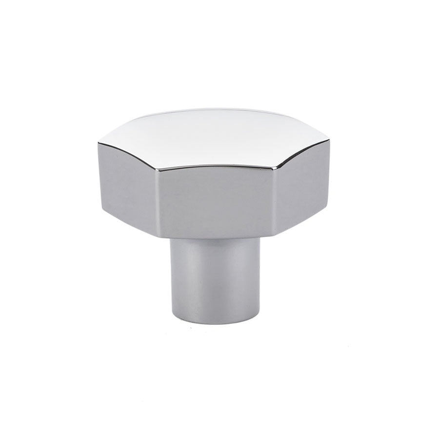 EMTEK Emtek 86458US26 Mod Hex Cabinet Knob Polished Chrome