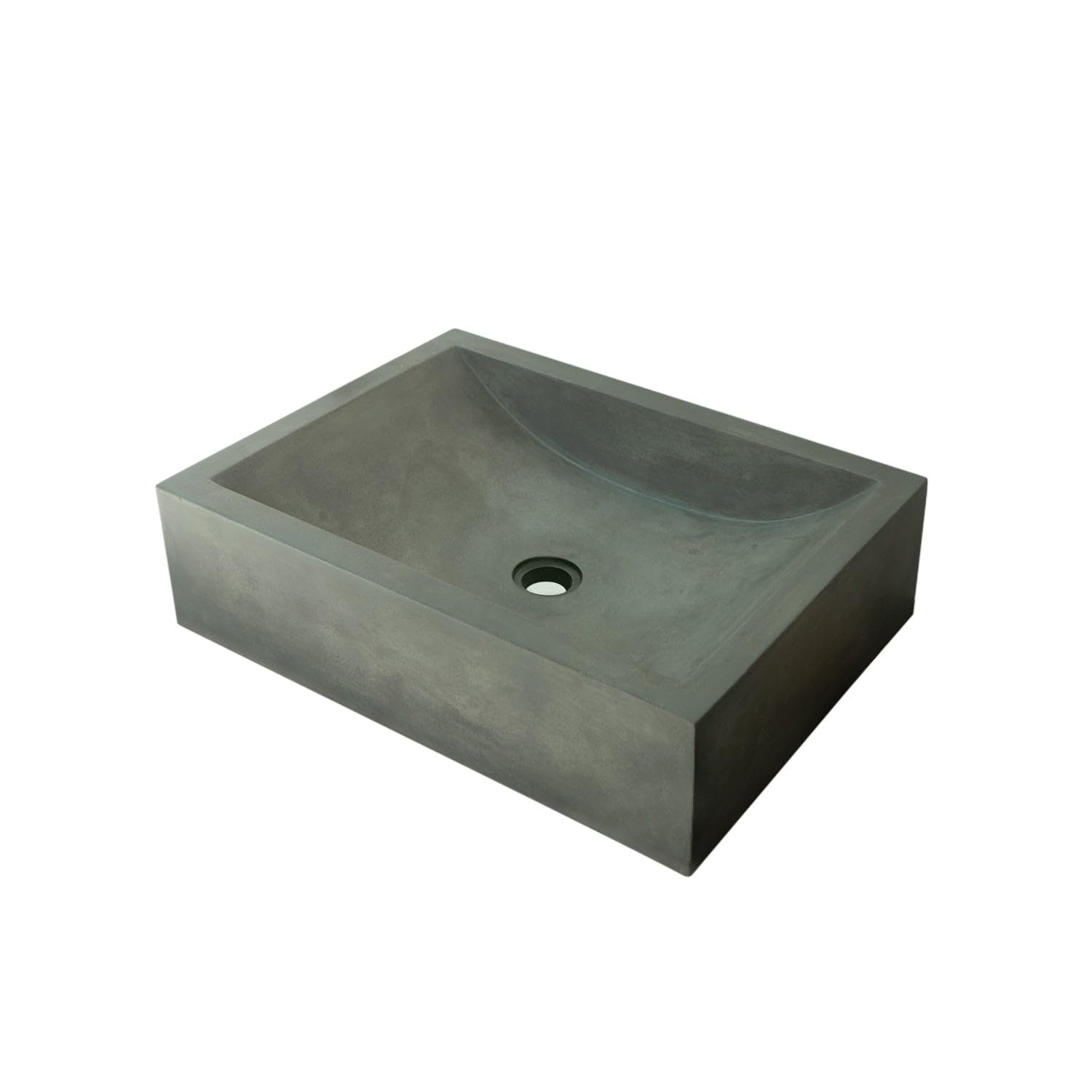 BARCLAY Barclay 5-321CTB Rectangular Above Counter Basin Black Terrazzo