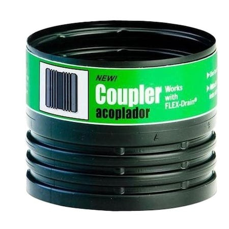 AMERIMAX HOME PRODUCTS Amerimax Home Products 55020 Flex-Drain Coupler 4 in (6014044796755)