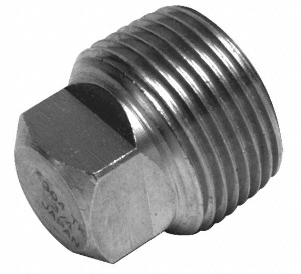 MERIT BRASS Merit Brass 3617DA-02 Square Head Pipe Plug 1/8 in Ss