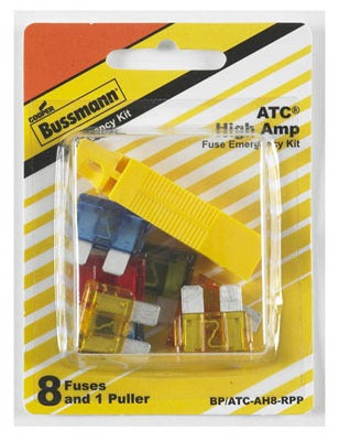 BUSSMANN Cooper Bussmann BP/ATC-AH8-RPP Auto Fuse Assortment 8pc