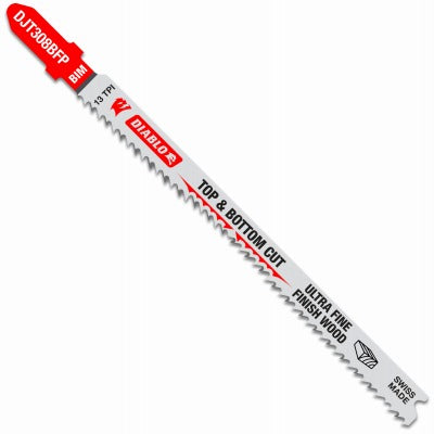 DIABLO Freud DJT308BFP5 Bi-metal Jig Saw Blade 4-5/8 in 13 Tpi 5 Pack