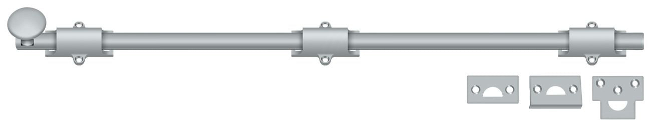 DELTANA Deltana 24SB26D Surface Bolt Heavy Duty Satin Chrome