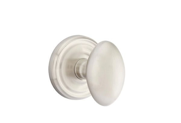 EMTEK Emtek 8200EUS15 Egg Knob Privacy Set Satin Nickel