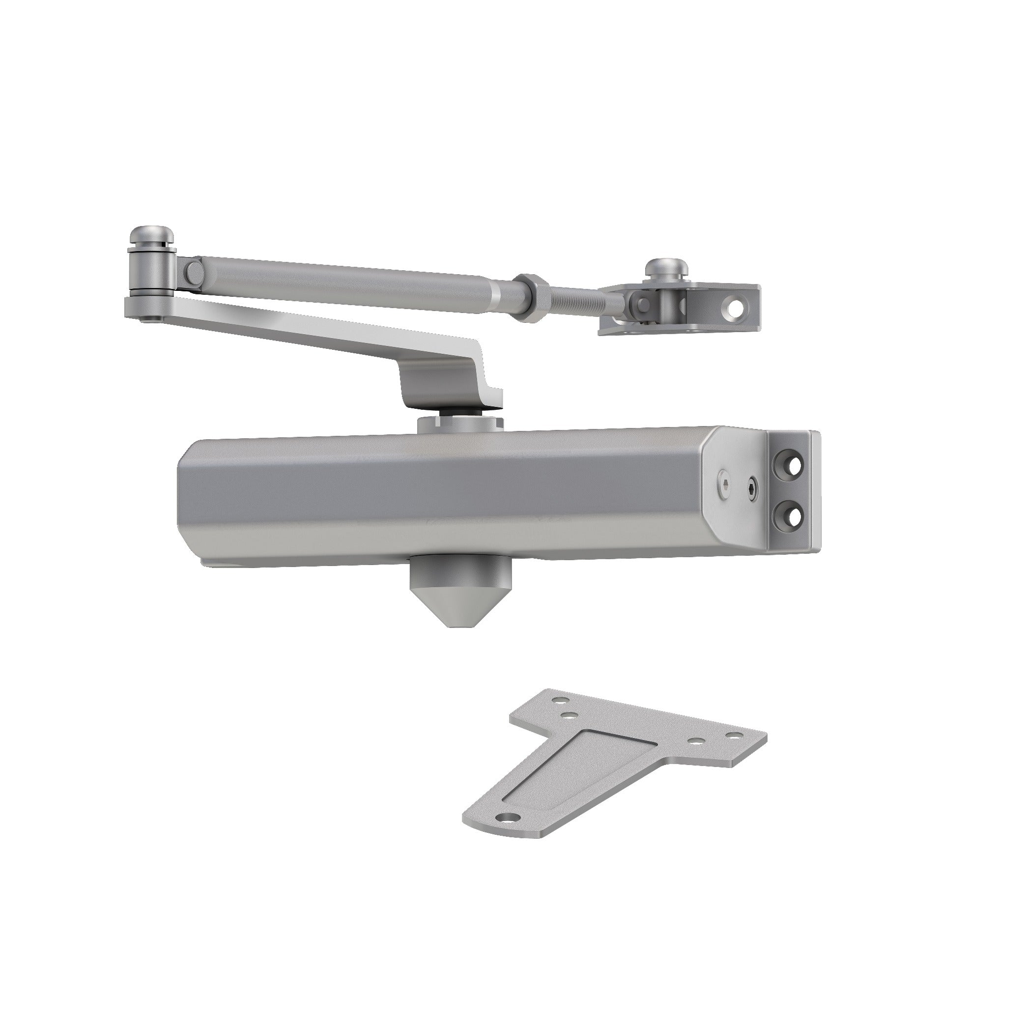DEXTER COMMERCIAL Dexter Commercial DCR8000STDLCRWPA689 Door Closer Regular Arm