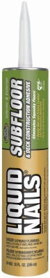 LIQUID NAILS Liquid Nails LN-602 Subfloor Deck Adhesive 10 Oz Tube